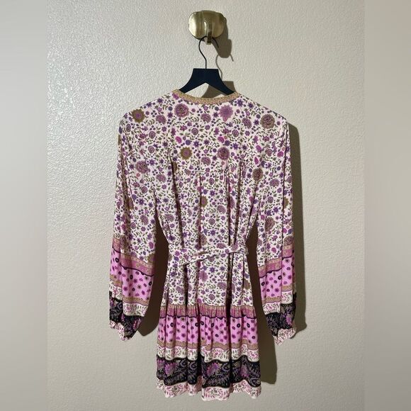 Spell Pink and Purple Mini Dress - Picture 2 of 6